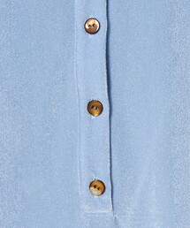 6（ロク）の「＜6(ROKU)＞シアー ベロア シャツプルオーバー 25FW（T