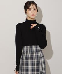 WILLSELECTION | 袖口リボンリブタートルニット(ニット/セーター)