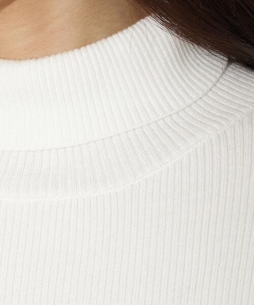 WILLSELECTION（ウィルセレクション）の「袖口リボンリブタートルニット（ニット/セーター・レディース・サックスブルー/ブラック/オフホワイト/ピンク・FREE）」の8枚目の写真