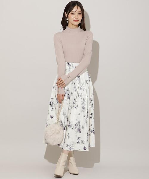 WILLSELECTION（ウィルセレクション）の「袖口リボンリブタートルニット（ニット/セーター・レディース・サックスブルー/ブラック/オフホワイト/ピンク・FREE）」の16枚目の写真