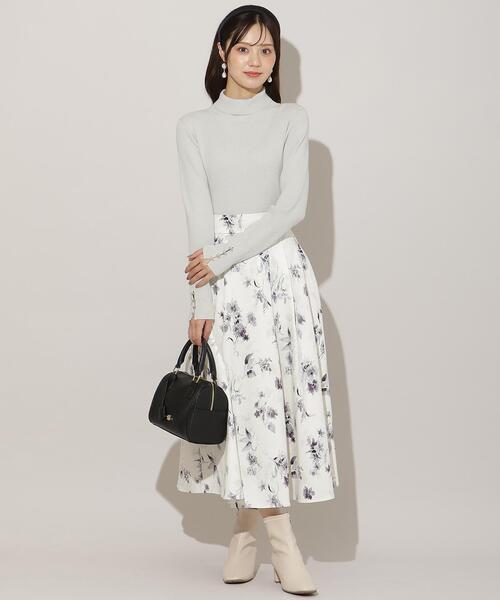 WILLSELECTION（ウィルセレクション）の「袖口リボンリブタートルニット（ニット/セーター・レディース・サックスブルー/ブラック/オフホワイト/ピンク・FREE）」の22枚目の写真