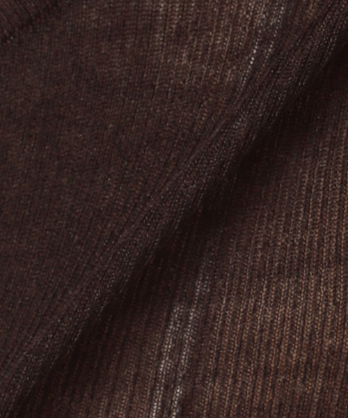 セール】WO Mix Sheer Rib ニット（ニット/セーター）｜Plage