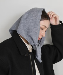 select MOCA(セレクトモカ)のトライアングルニットバブーシュカ(ストール/ショール)