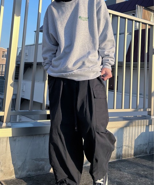 MODISH GAZE(モディシュガゼ)の「【MODISH GAZE】スモーキングガールRelaxed裏毛トレーナー(スウェット・メンズ・ホワイト/杢グレー/ブラック・MEDIUM/X-LARGE/LARGE)」の19枚目の写真