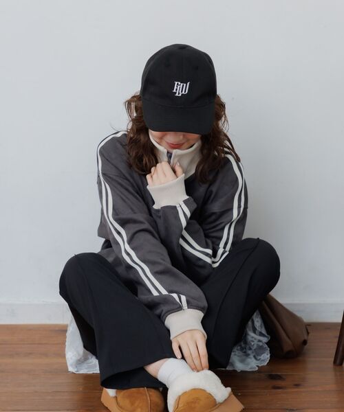 RETRO GIRL（レトロガール）の「スウェードトラックJK（その他アウター・レディース・ナチュラル/チャコールグレー/ダークブラウン・FREE）」の6枚目の写真