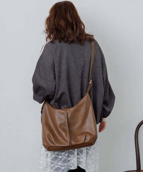 RETRO GIRL（レトロガール）の「スウェードトラックJK（その他アウター・レディース・ナチュラル/チャコールグレー/ダークブラウン・FREE）」の17枚目の写真