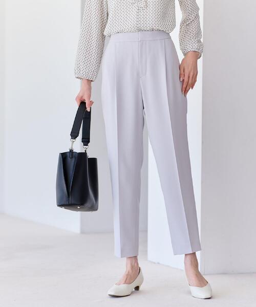 Reflect(リフレクト)の「【SS-4Lサイズ/通勤/セットアップ可】テーパードパンツ(その他パンツ・レディース・ネイビー/ライトグレー/ブラック・11/09/13/07/17/15 /05)」の1枚目の写真