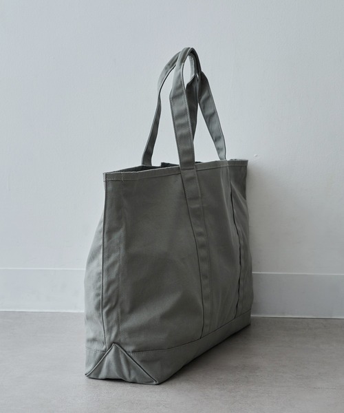 FRUIT OF THE LOOM（フルーツオブザルーム）の「【FRUIT OF THE LOOM】CANVAS BIG TOTE BAG（トートバッグ・レディース・グレー/ホワイト/ピンク/イエロー/ブラック・FREE）」の12枚目の写真