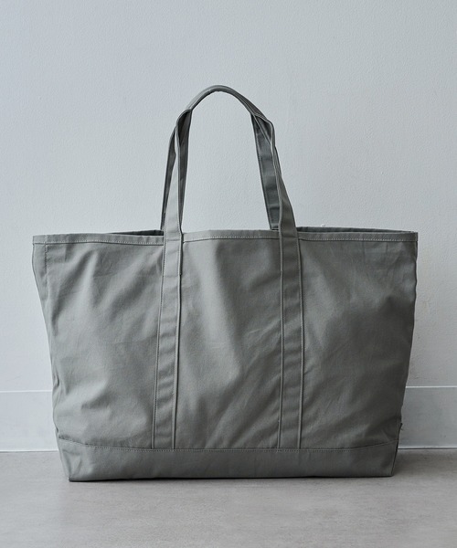 FRUIT OF THE LOOM（フルーツオブザルーム）の「【FRUIT OF THE LOOM】CANVAS BIG TOTE BAG（トートバッグ・レディース・グレー/ホワイト/ピンク/イエロー/ブラック・FREE）」の13枚目の写真