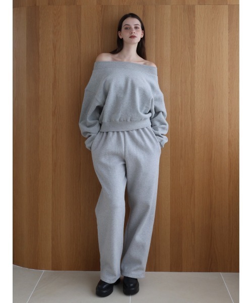 celon(セロン)の「loose sweat pants(スウェットパンツ・レディース・ブラック/グレー/アイボリー/ブラウン・FREE)」の11枚目の写真