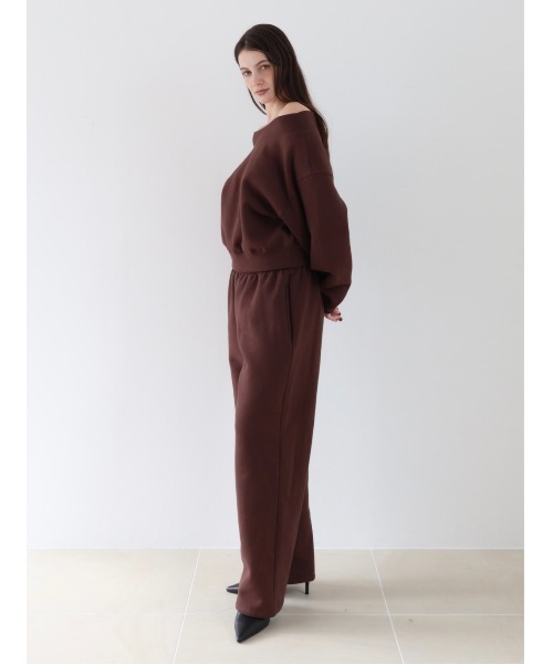 celon(セロン)の「loose sweat pants(スウェットパンツ・レディース・ブラック/グレー/アイボリー/ブラウン・FREE)」の10枚目の写真