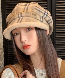 KAPITAL キャスケット ブラウン系 チェック柄 KAPITAL キャスケット ブラウン系 チェック柄 キャスケット（チェック