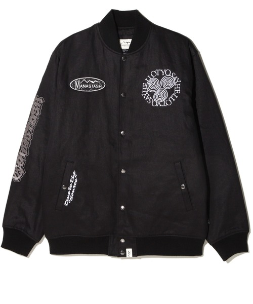 MANASTASH/マナスタッシュ/SAYHELLO HEMP VARSITY JACKET