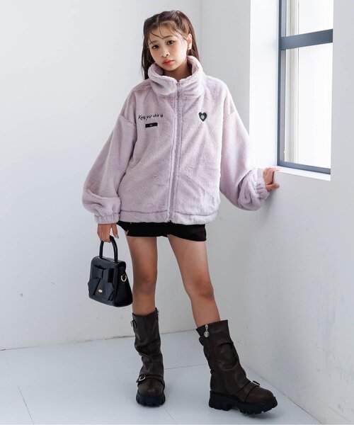 algy（アルジー）の「リボンミニボストン（ハンドバッグ・キッズ・ブラック/オフホワイト/レッド・FREE）」の22枚目の写真