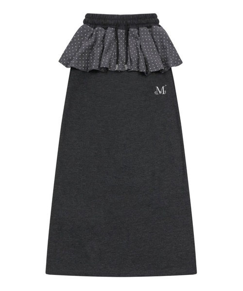 MUCENT／ドットレイヤードスカート（スカート）｜MUCENT（ムセント）の