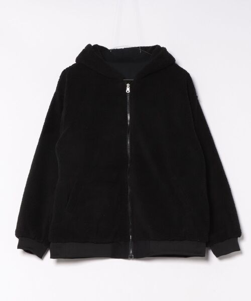 Asterellivi（アステレリビ）の「リバーシブル ボア アウター（マウンテンパーカー・レディース・アイボリー/カーキ/ブラック/ブルー・FREE）」の21枚目の写真