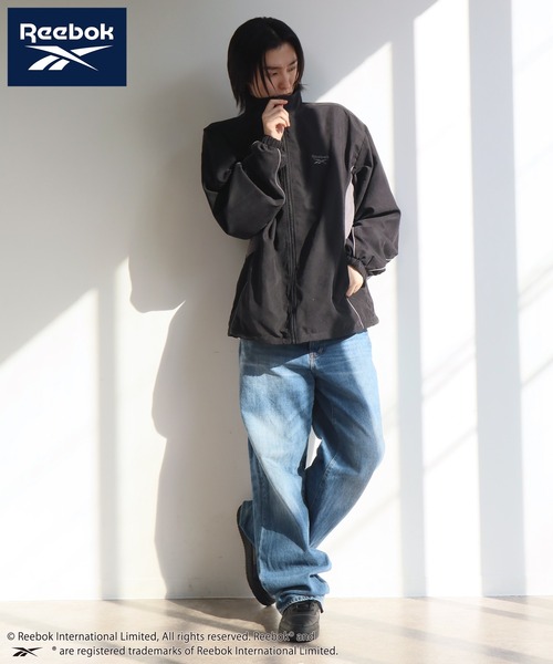 セール】【Reebok/リーボック】フェイク スウェード パイピング