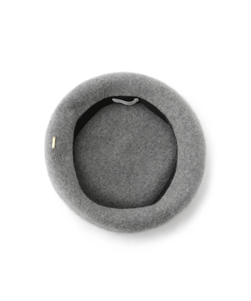 ROPE' PICNIC（ロペピクニック）の「ウールフェルトベレー帽/リンクコーデ（ハンチング/ベレー帽・レディース・ブラック/ライトグレー・FREE）」の5枚目の写真