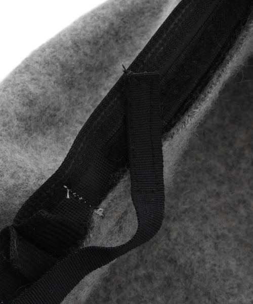 ROPE' PICNIC（ロペピクニック）の「ウールフェルトベレー帽/リンクコーデ（ハンチング/ベレー帽・レディース・ブラック/ライトグレー・FREE）」の6枚目の写真