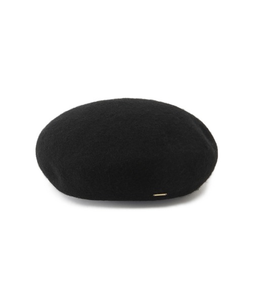 ROPE' PICNIC（ロペピクニック）の「ウールフェルトベレー帽/リンクコーデ（ハンチング/ベレー帽・レディース・ブラック/ライトグレー・FREE）」の10枚目の写真