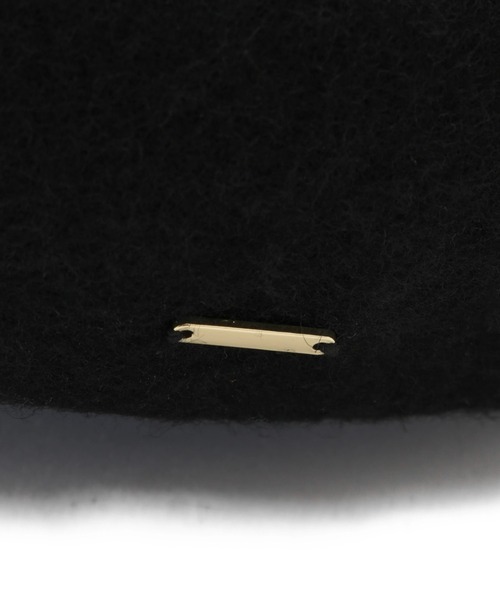 ROPE' PICNIC（ロペピクニック）の「ウールフェルトベレー帽/リンクコーデ（ハンチング/ベレー帽・レディース・ブラック/ライトグレー・FREE）」の12枚目の写真