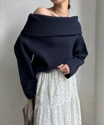 DouDou | オフタートルプルオーバー(ニット/セーター)