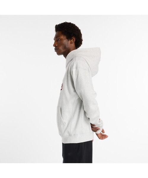 NEW BALANCE（ニューバランス）の「ニューバランス New Balance Athletics レガシーフーディ（パーカー・メンズ・ダークブルー/アイボリー/ライトグレー・LL/L/M/S）」の14枚目の写真