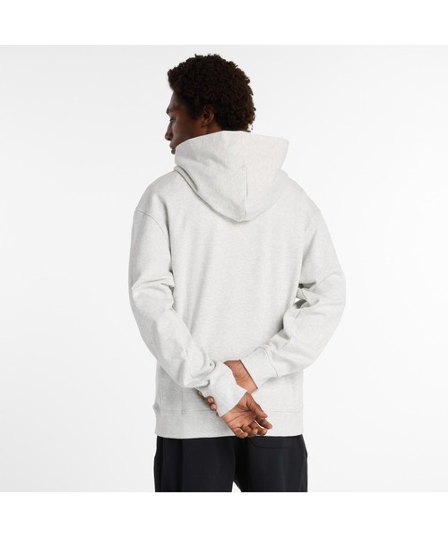 NEW BALANCE（ニューバランス）の「ニューバランス New Balance Athletics レガシーフーディ（パーカー・メンズ・ダークブルー/アイボリー/ライトグレー・LL/L/M/S）」の13枚目の写真