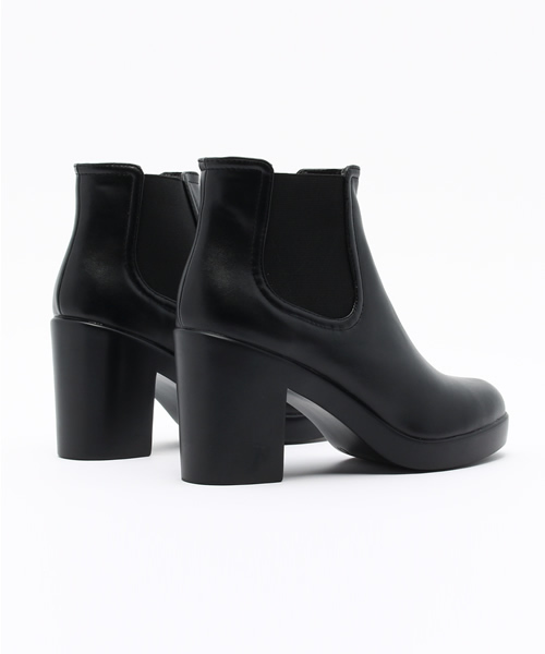 WEGO（ウィゴー）の「WEGO/サイドゴアショートブーツ（ブーツ・レディース・ブラウン/ブラック・MEDIUM/LARGE）」の9枚目の写真