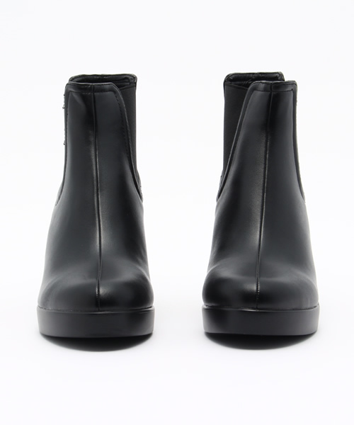 WEGO（ウィゴー）の「WEGO/サイドゴアショートブーツ（ブーツ・レディース・ブラウン/ブラック・MEDIUM/LARGE）」の3枚目の写真