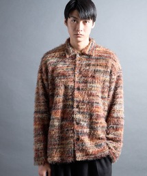 COMMON WARE（コモンウェアー）の「PF:MOHAIR LIKE MULTI COLOR SHIRTS KNIT/モヘア調マルチカラー シャツニットカーディガン（カーディガン/ボレロ）」