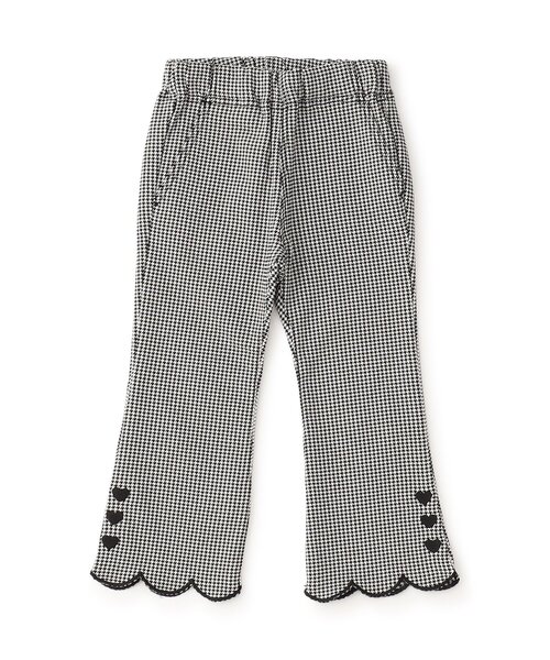 Seraph（セラフ）の「【ジュニア対応】スカラップフレアパンツ（その他パンツ・キッズ・ブルー/ブラック/チェック・80/90/100/110/120/130/140）」の3枚目の写真