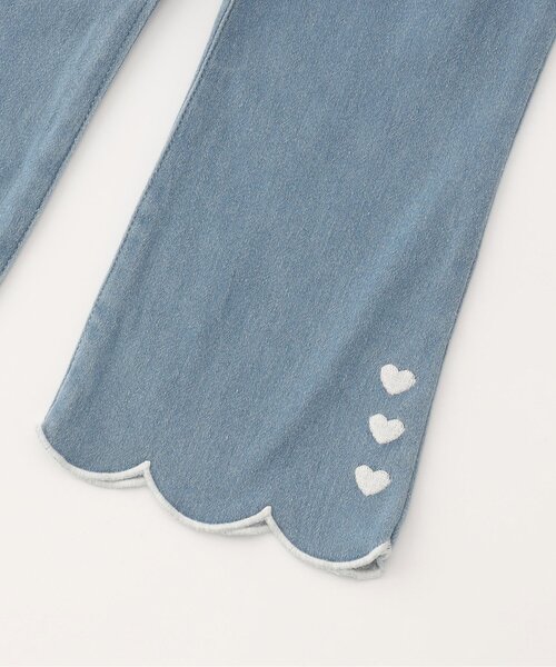 Seraph（セラフ）の「【ジュニア対応】スカラップフレアパンツ（その他パンツ・キッズ・ブルー/ブラック/チェック・80/90/100/110/120/130/140）」の19枚目の写真