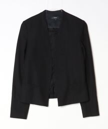 未使用品級 セオリー CLEAN BLAZER ノーカラージャケット 4 近年 ブランド古着】theory ｜セオリーのノーカラージャケット古着