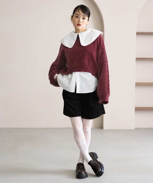 RAGEBLUE（レイジブルー）の「サイドスリットショートパンツ（その他パンツ・レディース・ブラウン系3/ブラック系/ブラウン系8・FREE）」の10枚目の写真