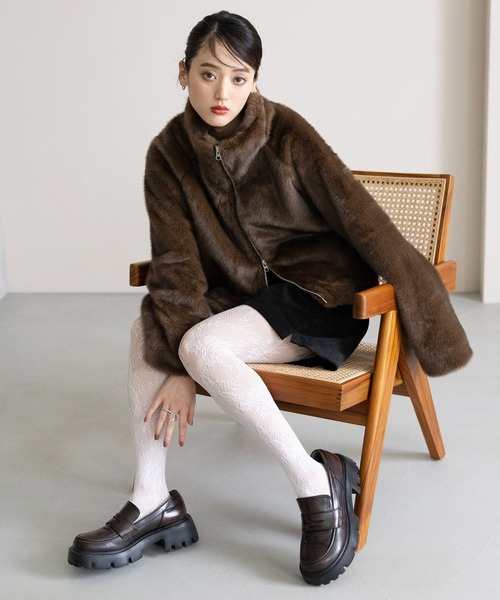 RAGEBLUE（レイジブルー）の「サイドスリットショートパンツ（その他パンツ・レディース・ブラウン系3/ブラック系/ブラウン系8・FREE）」の12枚目の写真