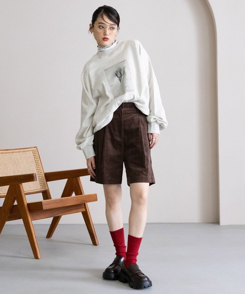 RAGEBLUE（レイジブルー）の「サイドスリットショートパンツ（その他パンツ・レディース・ブラウン系3/ブラック系/ブラウン系8・FREE）」の19枚目の写真