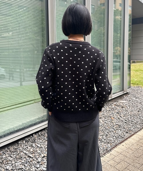 45R 45rpm★超ガーゼ水玉プリントのカーディガン　ドット柄　コットン GeeRA｜ドット柄カーディガン | Rakuten Fashion(楽天ファッション／旧