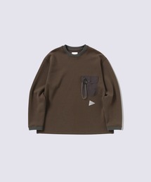 STUDIOUS（ステュディオス）の「【and wander/アンドワンダー】airy warm pullover（スウェット）」
