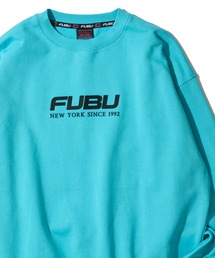 【FUBU / フブ】OG Logo Crew Sweat / ロゴプリント 裏毛 クルーネックスウェット