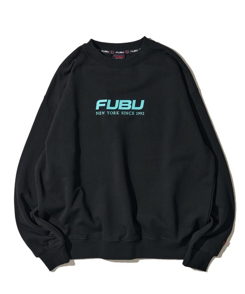 FUBU（ フブ）の「【FUBU / フブ】OG Logo Crew Sweat / ロゴプリント 裏毛 クルーネックスウェット（スウェット・メンズ・ターコイズブルー/ホワイト/ブラック・LARGE/X-LARGE/MEDIUM）」の11枚目の写真