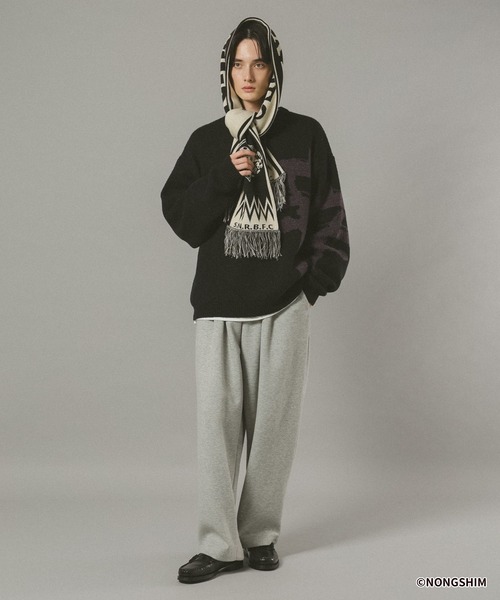 セール】【辛ラーメン】コラボ/ビッグロゴニット（ニット/セーター