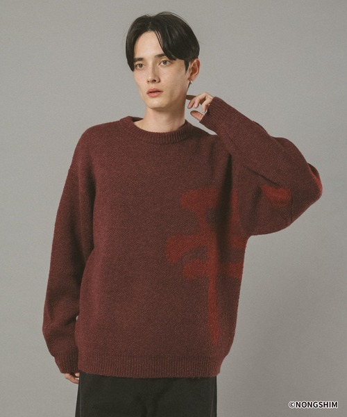 RAGEBLUE（レイジブルー）の「【辛ラーメン】コラボ/ビッグロゴニット（ニット/セーター・メンズ・ブラック/ブルー/レッド系その他・LARGE/MEDIUM）」の16枚目の写真