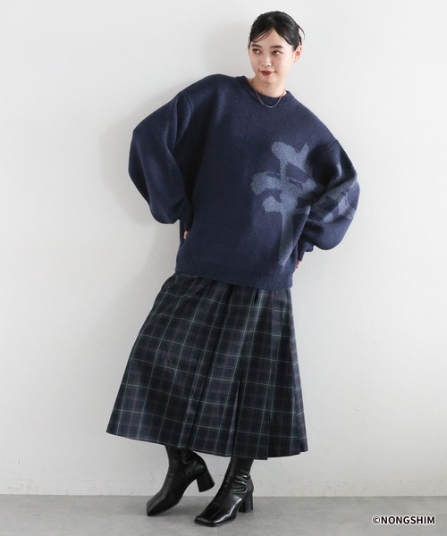 RAGEBLUE（レイジブルー）の「【辛ラーメン】コラボ/ビッグロゴニット（ニット/セーター・メンズ・ブラック/ブルー/レッド系その他・LARGE/MEDIUM）」の18枚目の写真