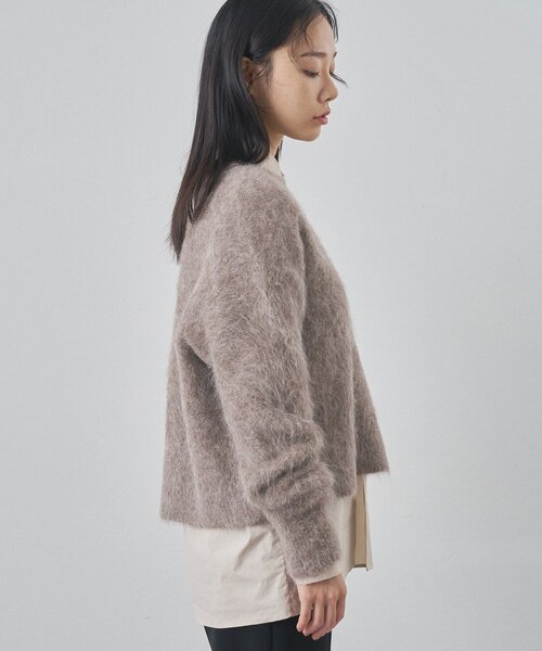 Whim Gazette（ウィムガゼット）の「スーリーアルパカクルーネックプルオーバー（ニット/セーター・レディース・ライトグレー/ピンク/モカ・FREE）」の16枚目の写真