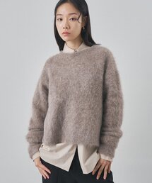 スーリーアルパカクルーネックプルオーバー