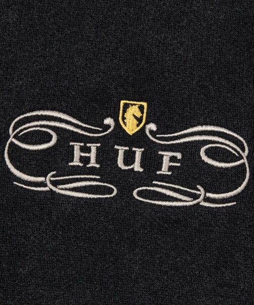 HUF（ハフ）の「WORLDWIDE CLOTHIERS SWEATER（ニット/セーター・メンズ・ナチュラル/ブラック・S/M/L/XL）」の13枚目の写真