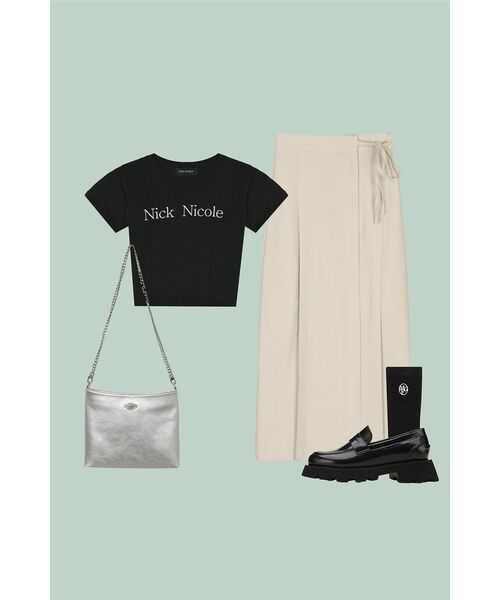 NICK&NICOLE(ニックアンドニコール)の「NICOLE PINTUCK CROP TEE_BLACK(Tシャツ/カットソー・レディース・その他・LARGE/MEDIUM)」の12枚目の写真