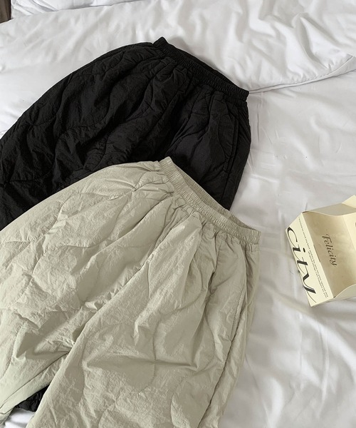 aimoha(アイモハ)の「【aimoha-KIDS-】キルティングテーパードパンツ (AW)(その他パンツ・キッズ・ブラック/ライトベージュ・90㎝/100cm/110cm/120cm/130cm/140cm)」の18枚目の写真