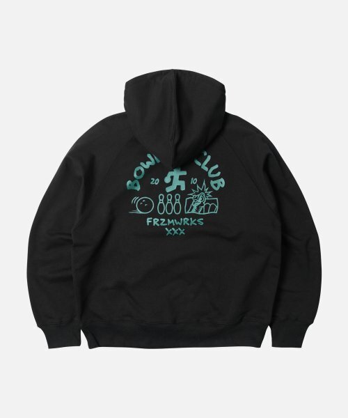 FRIZMWORKS(フリズムワークス)の「XXX BOWLING CLUB HOODY _ BLACK(パーカー・メンズ・その他・MEDIUM/LARGE/X-LARGE)」の6枚目の写真
